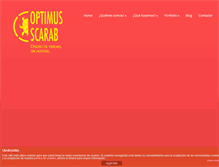 Tablet Screenshot of optimusscarab.es